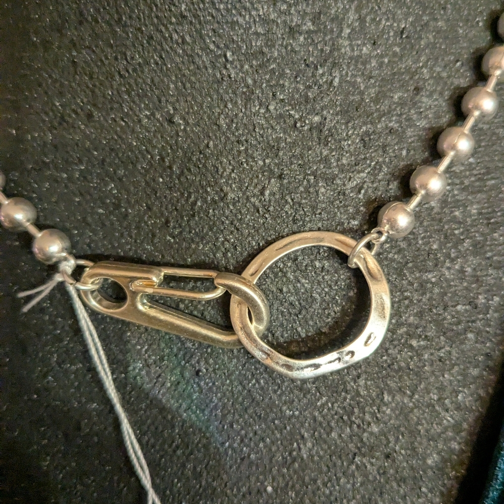 PARK LANE "Dash" Matte Silver Necklace, NEW!!! - Picture 2 of 5